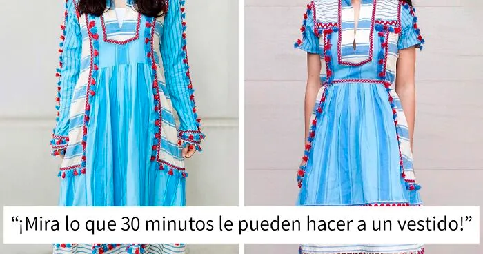 Esta madre transforma 30 prendas viejas y feas para ahorrar dinero, y el resultado le hace ganar 296 mil seguidores en Instagram
