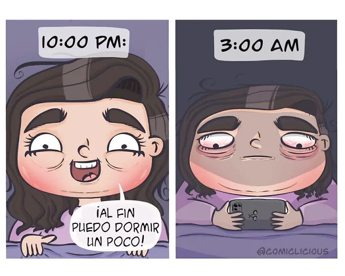 Esta artista muestra en 10 cómics cómo es su vida y sus dificultades diarias
