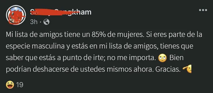  Entonces, ¿por qué aceptaste sus solicitudes de amistad en Facebook en primer lugar?