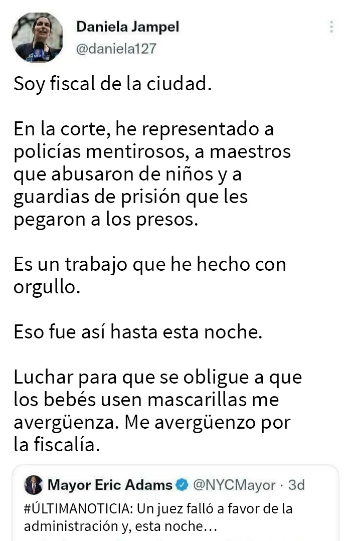 Fue despedida