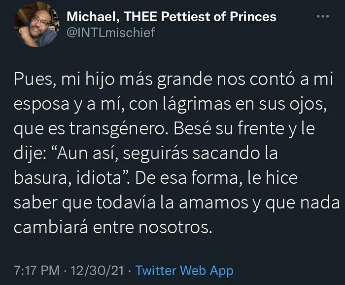 Una inesperada historia sobre salir del clóset