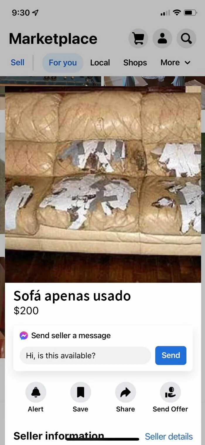 20 Cosas muy raras encontradas a la venta en el Marketplace de FB y compartidas en este grupo
