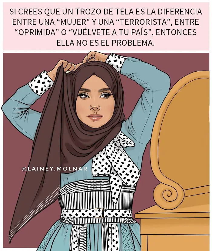 12 Nuevos cómics que ilustran la presión a la que se enfrenta la artista y otras mujeres por parte de la sociedad