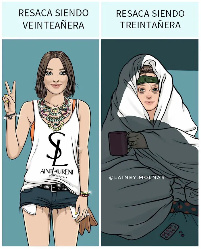 12 Nuevos cómics que ilustran la presión a la que se enfrenta la artista y otras mujeres por parte de la sociedad