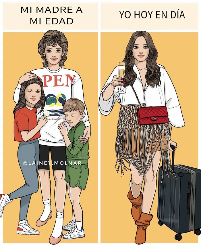 12 Nuevos cómics que ilustran la presión a la que se enfrenta la artista y otras mujeres por parte de la sociedad