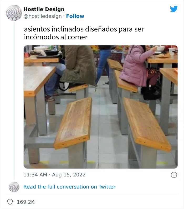 25 Ejemplos tan tristes como exasperantes de diseño hostil contra la humanidad, compartidos en Twitter