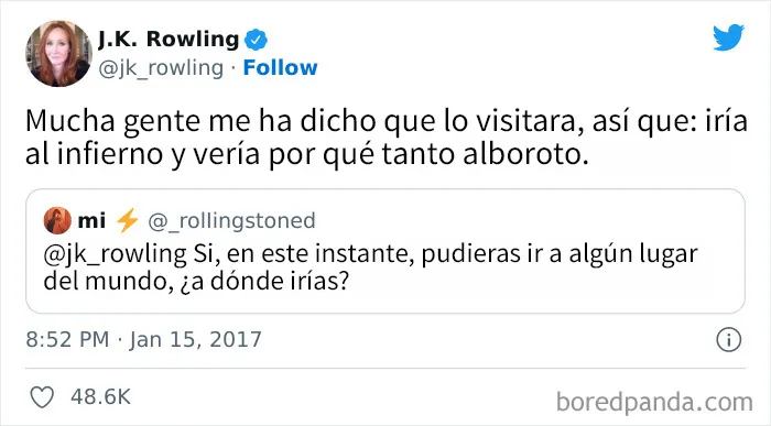 Una respuesta perfecta