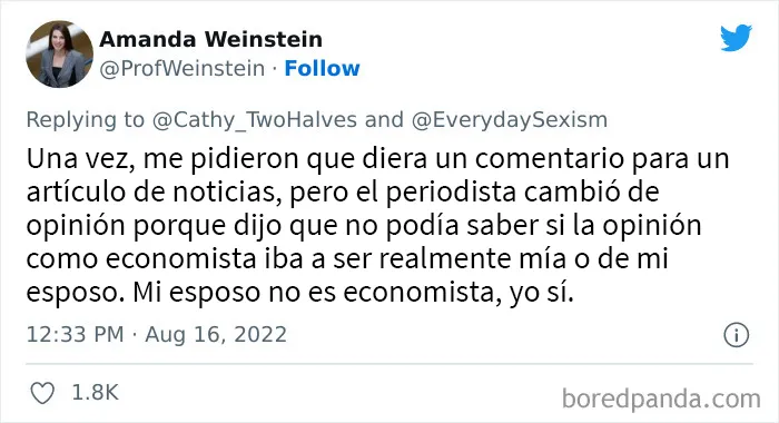20 Mujeres comparten sus indignantes experiencias con el sexismo cotidiano en el trabajo en este hilo de twitter