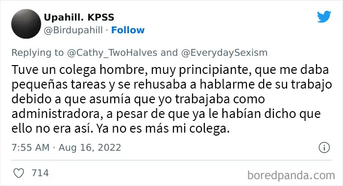 20 Mujeres comparten sus indignantes experiencias con el sexismo cotidiano en el trabajo en este hilo de twitter