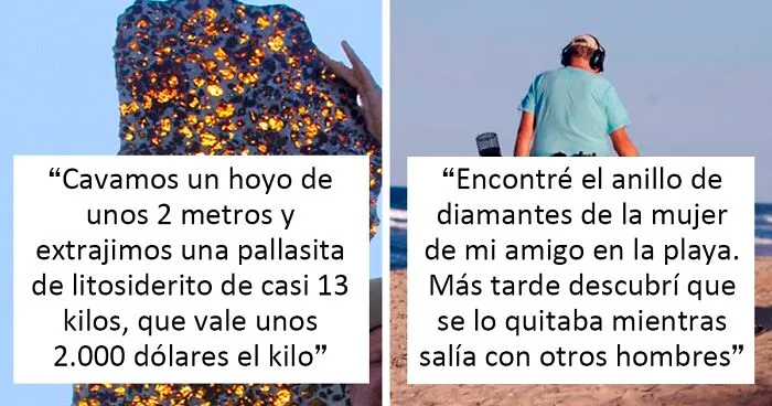 20 Objetos geniales encontrados con detectores de metal