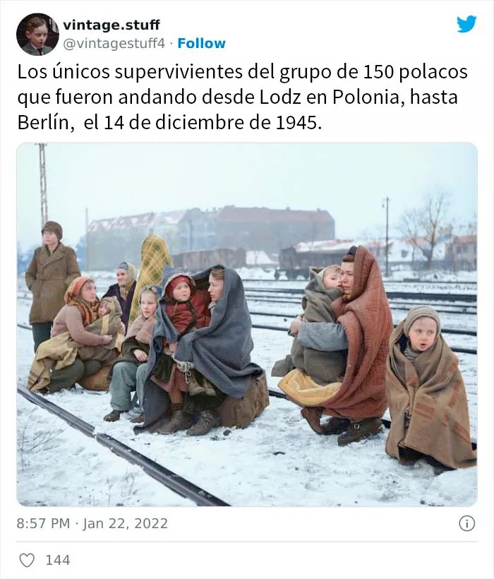 20 Fotos coloreadas que hacen que la historia se vea realmente impresionante, compartidas en esta cuenta de Twitter