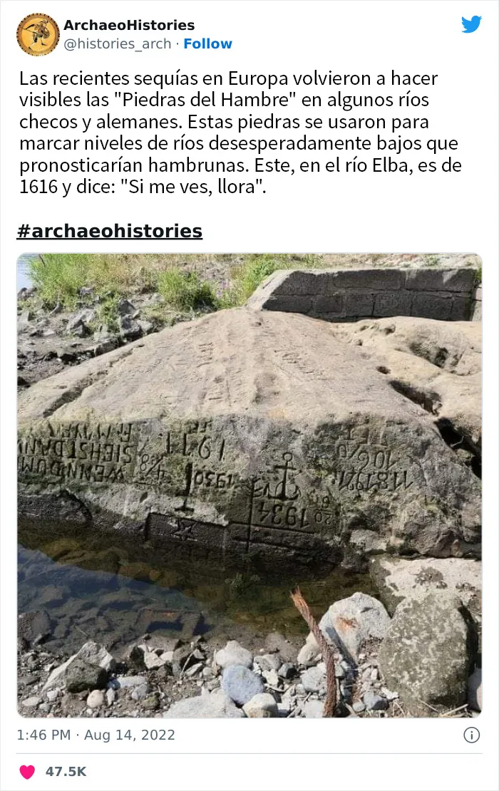 20 Increíbles descubrimientos arqueológicos compartidos en esta cuenta educativa de Twitter