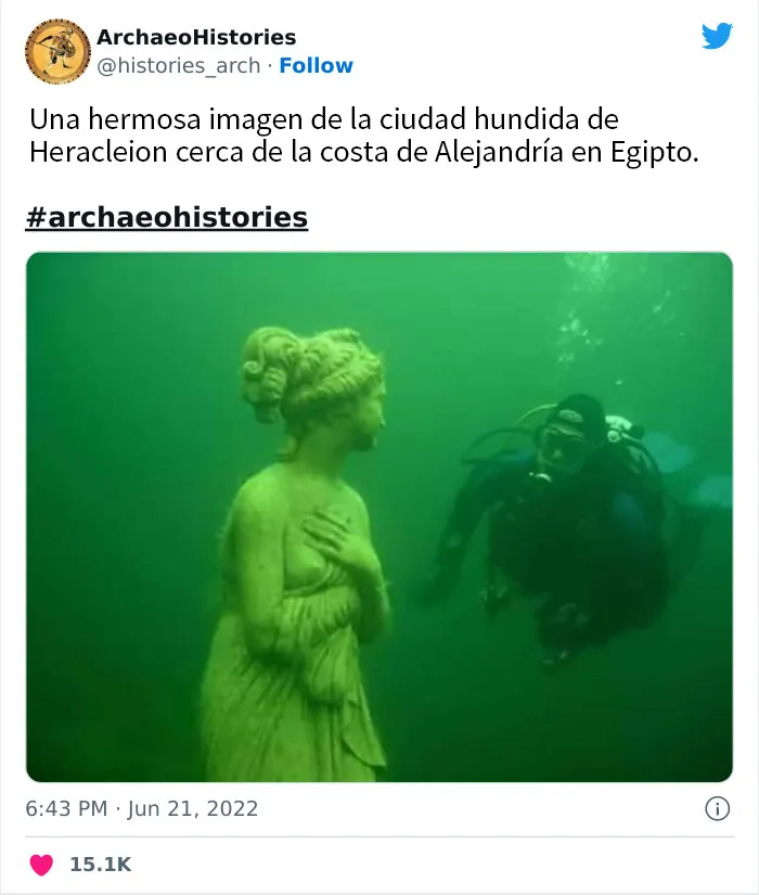 20 Increíbles descubrimientos arqueológicos compartidos en esta cuenta educativa de Twitter