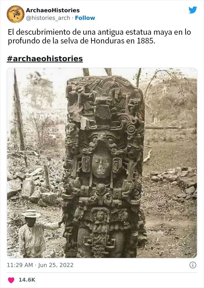 20 Increíbles descubrimientos arqueológicos compartidos en esta cuenta educativa de Twitter