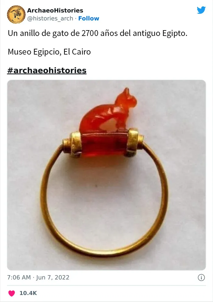 20 Increíbles descubrimientos arqueológicos compartidos en esta cuenta educativa de Twitter