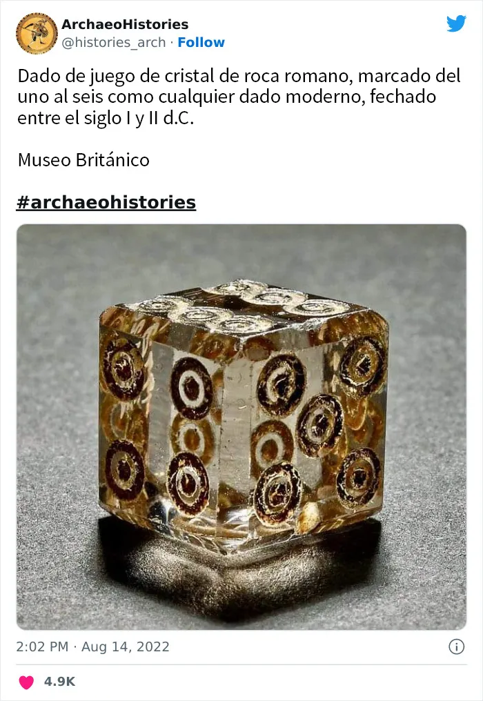 20 Increíbles descubrimientos arqueológicos compartidos en esta cuenta educativa de Twitter