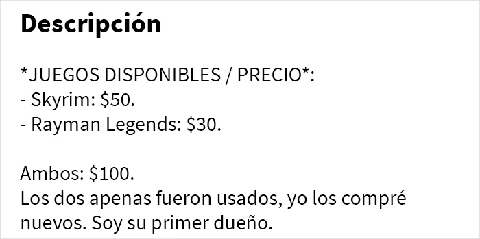 ¡Qué gran oferta!