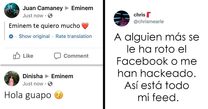 20 Reacciones de risa ante el nuevo fallo en las publicaciones de Facebook