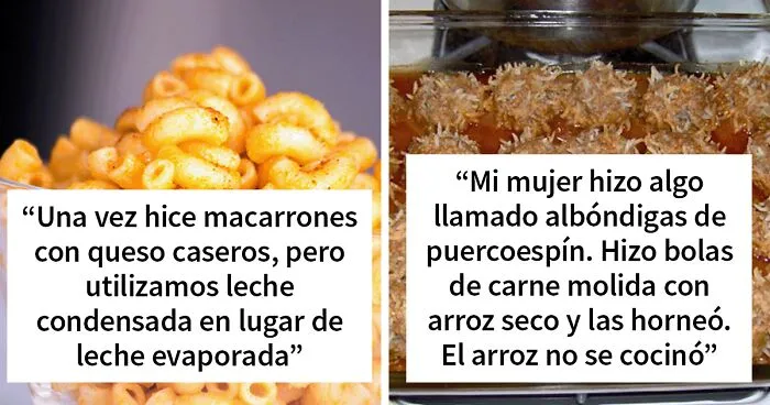25 Experiencias con platos "terriblemente mal" cocinados que había que compartir online
