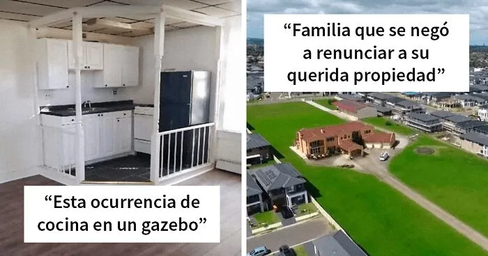 40 Diseños interesantes, horribles o extraños que te hacen decir: "¡¿Qué pasa con esta casa?!"