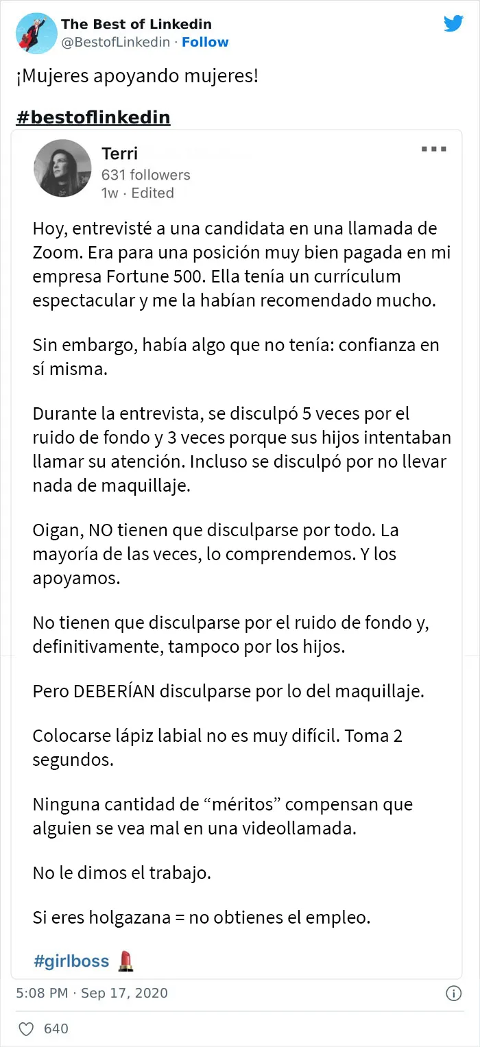 15 Publicaciones ridículas de LinkedIn compartidas en esta página de Twitter