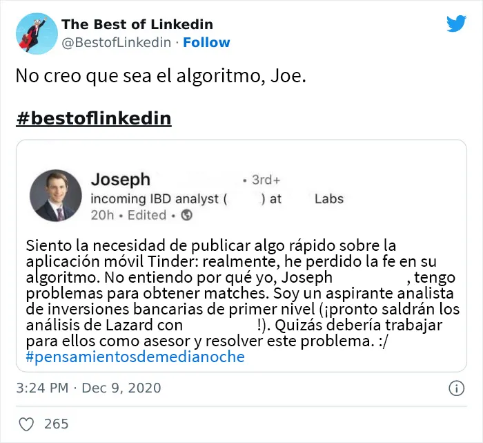 15 Publicaciones ridículas de LinkedIn compartidas en esta página de Twitter