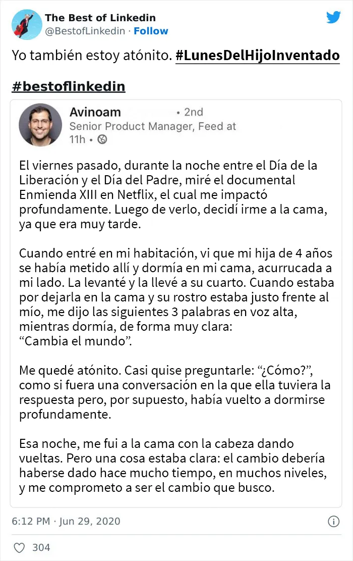 15 Publicaciones ridículas de LinkedIn compartidas en esta página de Twitter