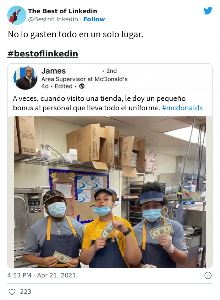 15 Publicaciones ridículas de LinkedIn compartidas en esta página de Twitter