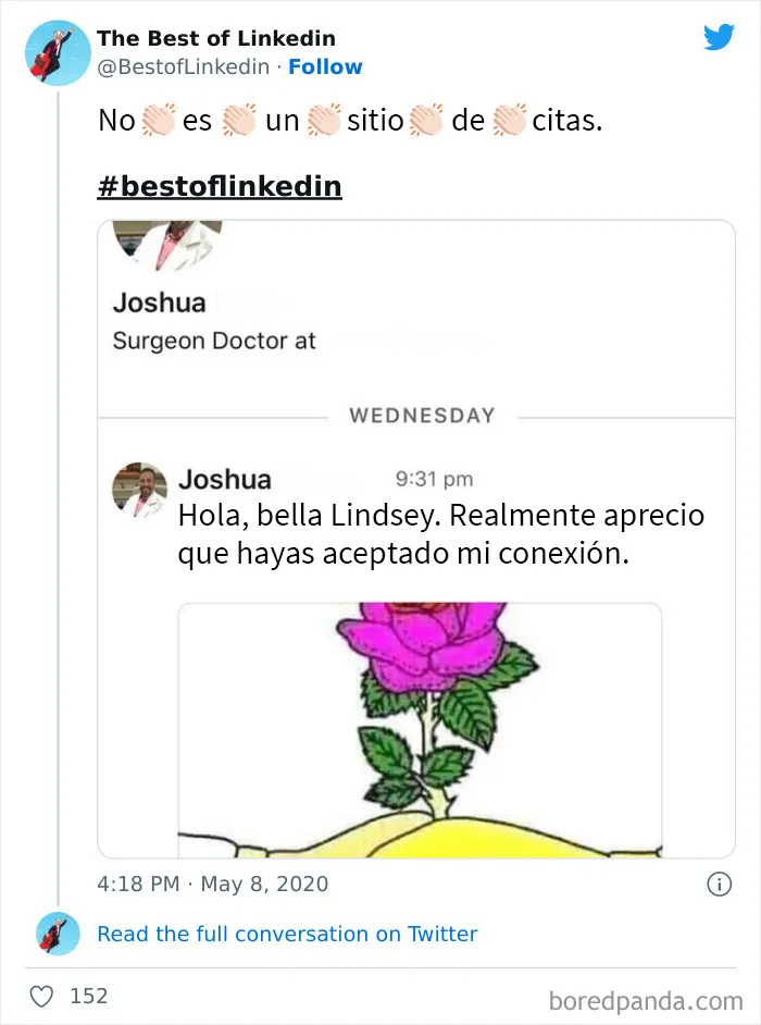 15 Publicaciones ridículas de LinkedIn compartidas en esta página de Twitter