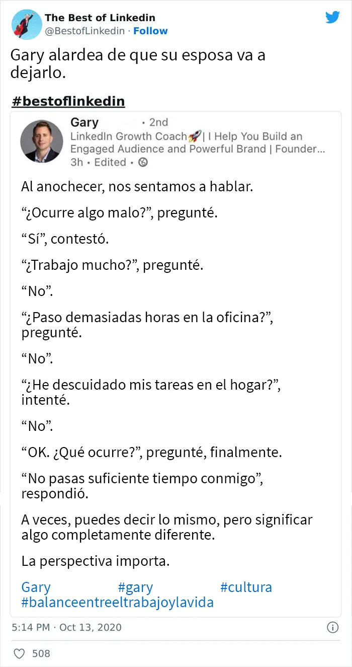 15 Publicaciones ridículas de LinkedIn compartidas en esta página de Twitter