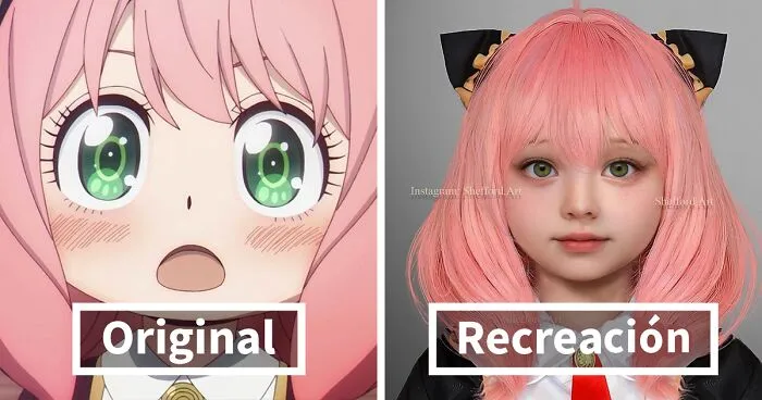 Este artista recrea personajes de anime y videojuegos usando inteligencia artificial para ver su aspecto en la vida real (35 imágenes)