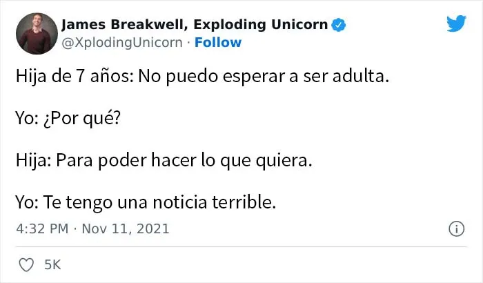 Este padre de 4 niñas tuitea las conversaciones con sus hijas y es imposible no reírse con ellas (20 nuevos tuits)