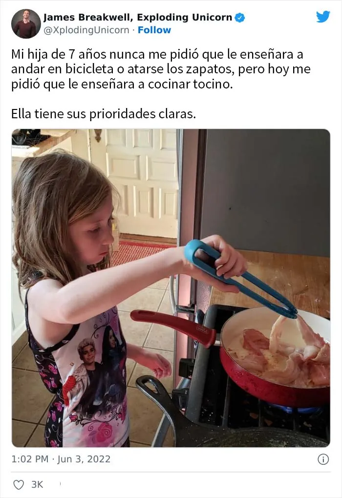 Este padre de 4 niñas tuitea las conversaciones con sus hijas y es imposible no reírse con ellas (20 nuevos tuits)