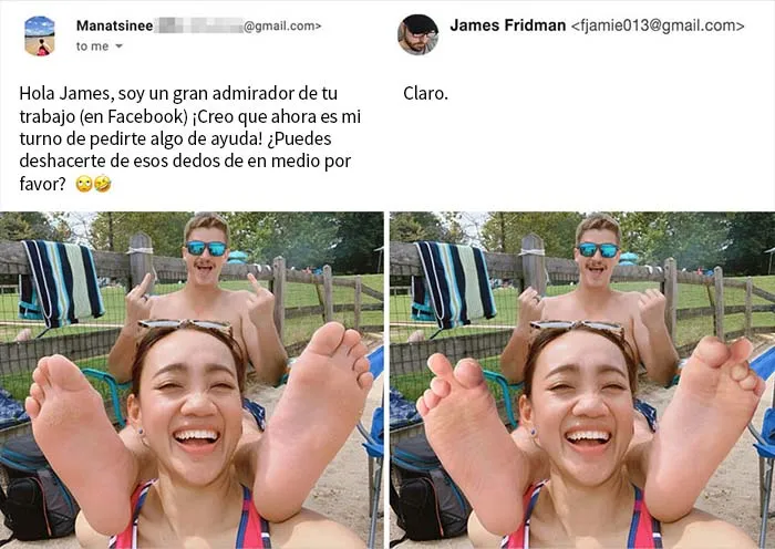 Vuelve el troll del Photoshop que se toma las peticiones muy literalmente, y el resultado es divertidísimo (17 nuevas imágenes)