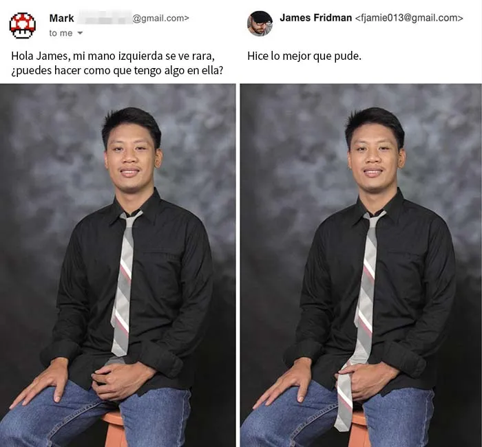 Vuelve el troll del Photoshop que se toma las peticiones muy literalmente, y el resultado es divertidísimo (17 nuevas imágenes)
