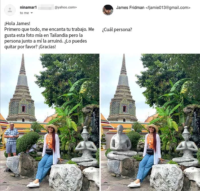 Vuelve el troll del Photoshop que se toma las peticiones muy literalmente, y el resultado es divertidísimo (17 nuevas imágenes)