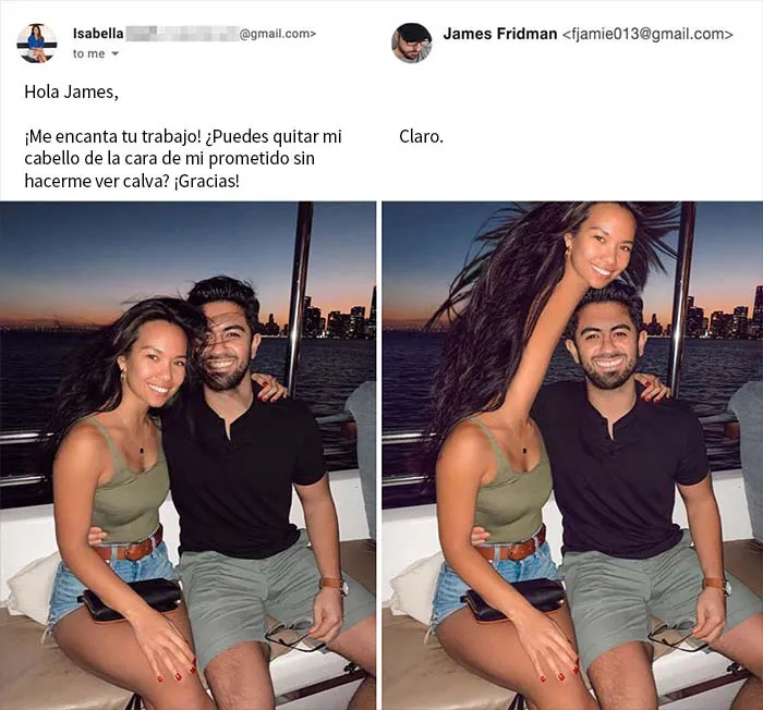 Vuelve el troll del Photoshop que se toma las peticiones muy literalmente, y el resultado es divertidísimo (17 nuevas imágenes)
