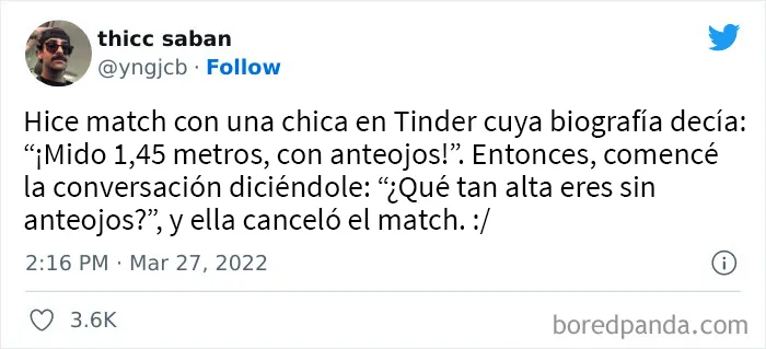 A estas 20 personas les cancelaron el match en aplicaciones de citas por razones ridículas