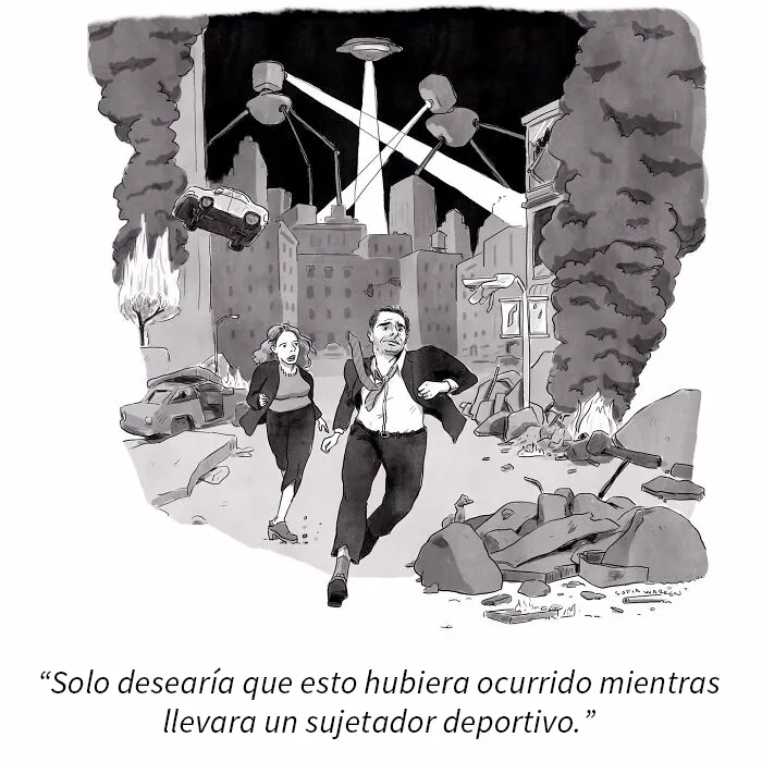 10 Ingeniosos cómics en una sola viñeta creador por Sofia Warren, dibujante del New Yorker