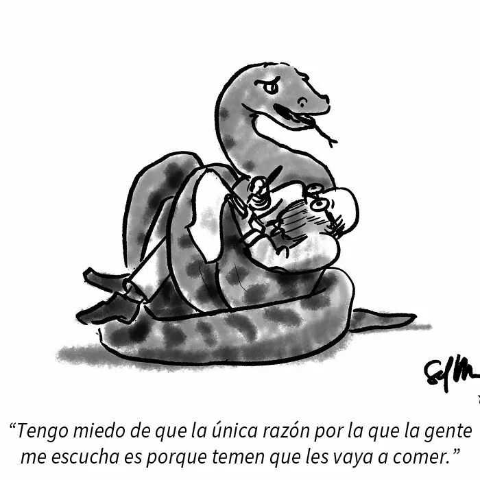 10 Ingeniosos cómics en una sola viñeta creador por Sofia Warren, dibujante del New Yorker