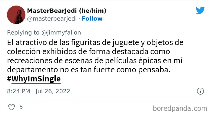 Jimmy Fallon preguntó a la gente por qué sigue soltera, y le dan divertidas y extrañas razones (20 tuits nuevos)