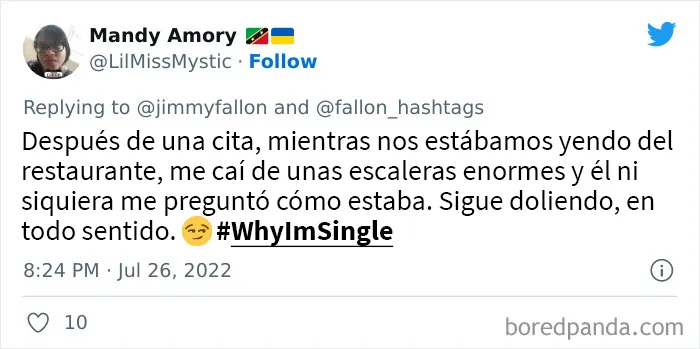 Jimmy Fallon preguntó a la gente por qué sigue soltera, y le dan divertidas y extrañas razones (20 tuits nuevos)