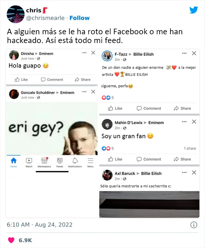 20 Reacciones de risa ante el nuevo fallo en las publicaciones de Facebook