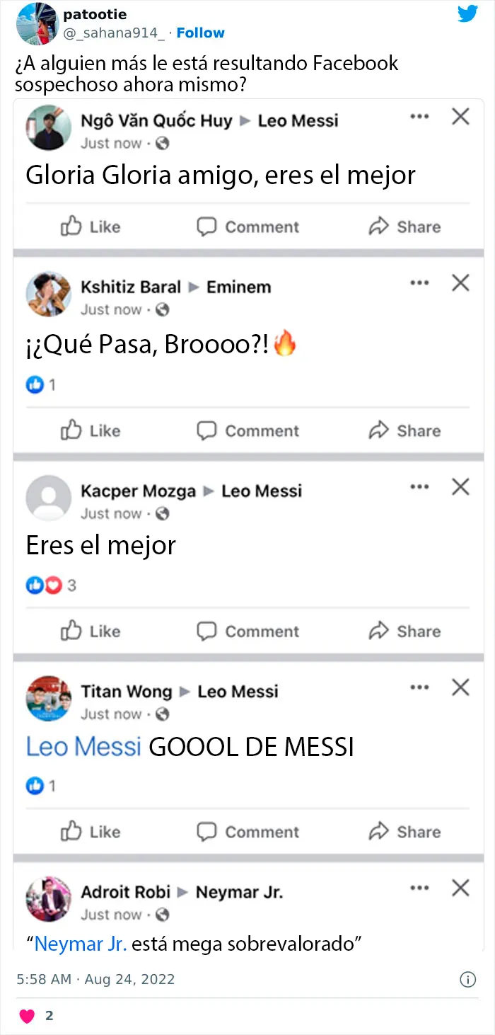 20 Reacciones de risa ante el nuevo fallo en las publicaciones de Facebook