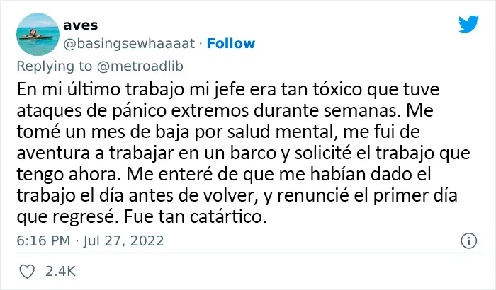 20 Formas salvajes e icónicas de renunciar al trabajo, compartidas en este hilo viral de Twitter