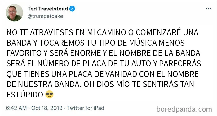 20 Personas amenazando a alguien de formas divertidas y caóticas, compartidas en el grupo "amenazas raras"