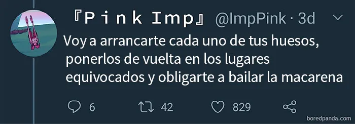 20 Personas amenazando a alguien de formas divertidas y caóticas, compartidas en el grupo "amenazas raras"
