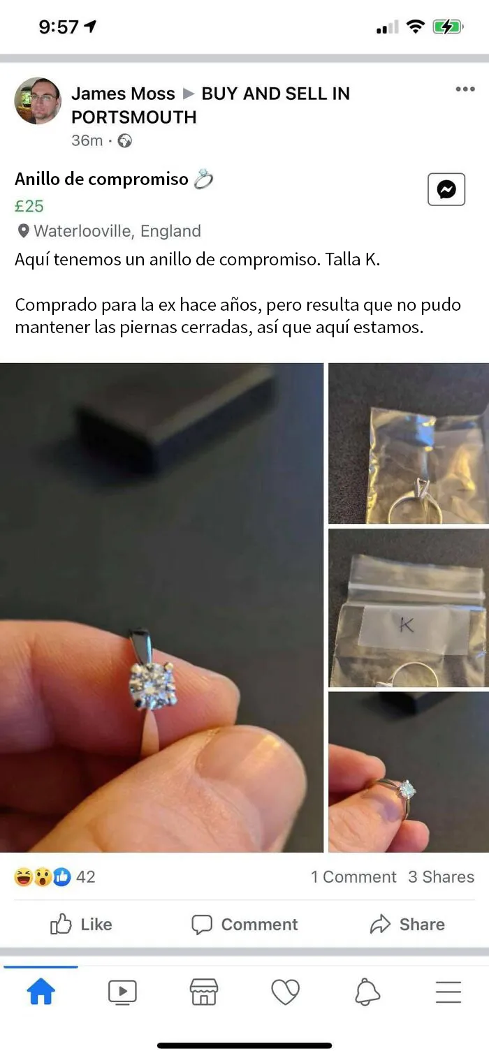 No pudo mantener las piernas cerradas, así que aquí estamos