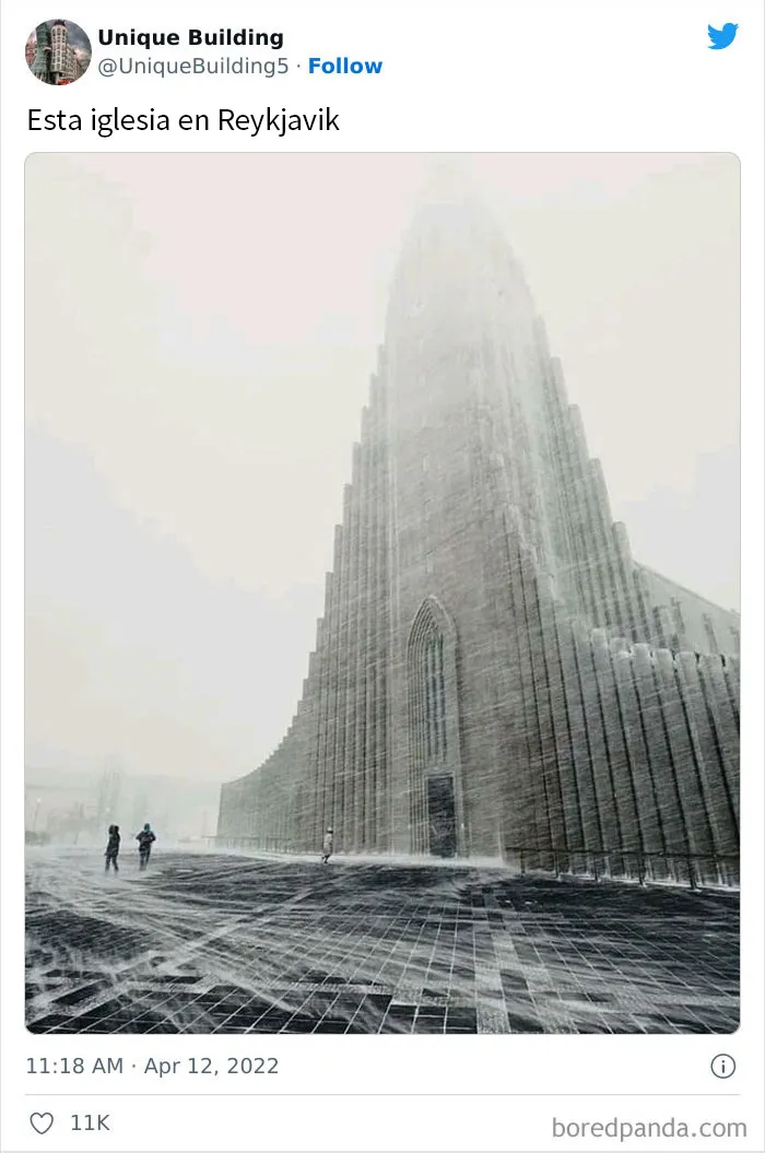 20 Edificios muy singulares y creativos de alrededor del mundo, compartidos en esta cuenta de Twitter