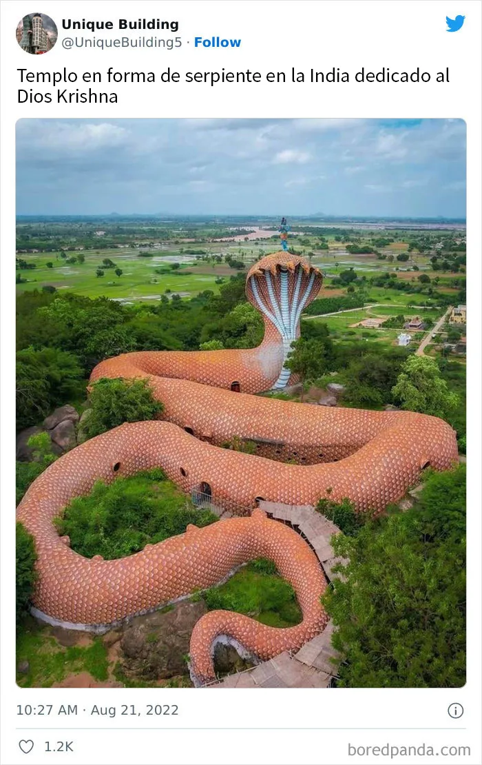 20 Edificios muy singulares y creativos de alrededor del mundo, compartidos en esta cuenta de Twitter